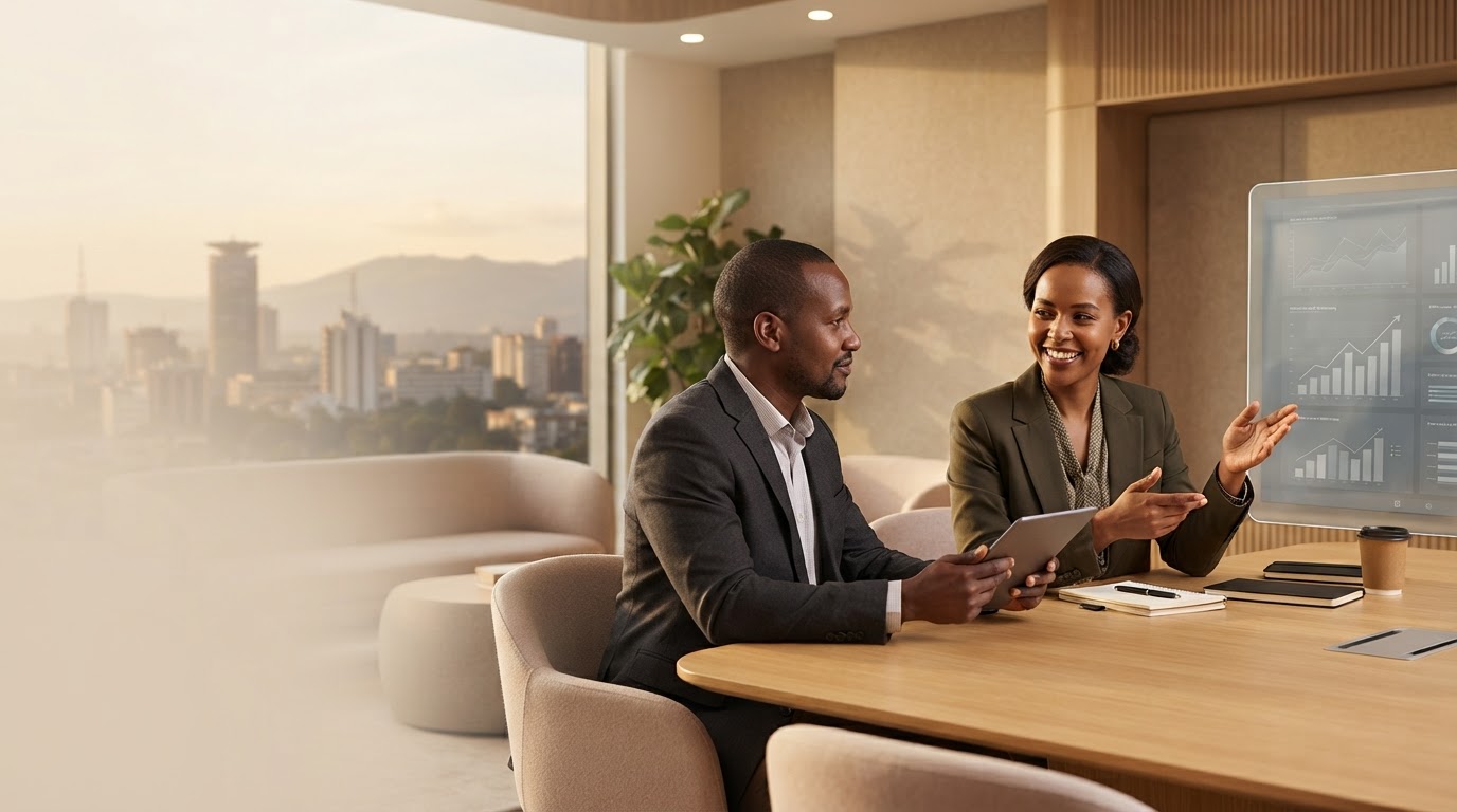 Kenya Growth AI platform view representing data-driven capital decisions for Kenyan business owners